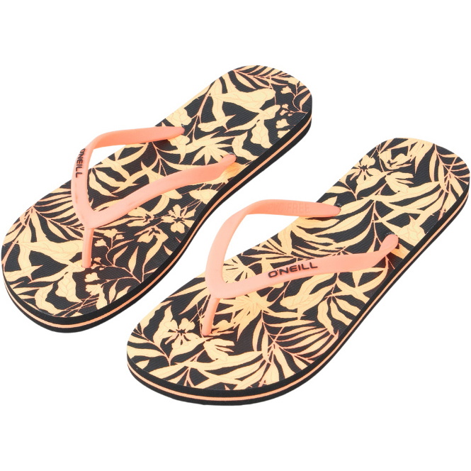 2026 O'Neill Womens Profile Graphic Sandals 1400071 - Black Brazillian Sun